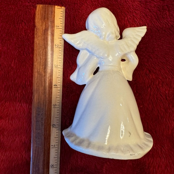 Vintage Violin Playing Angel Ceramic - Picture 3 of 7